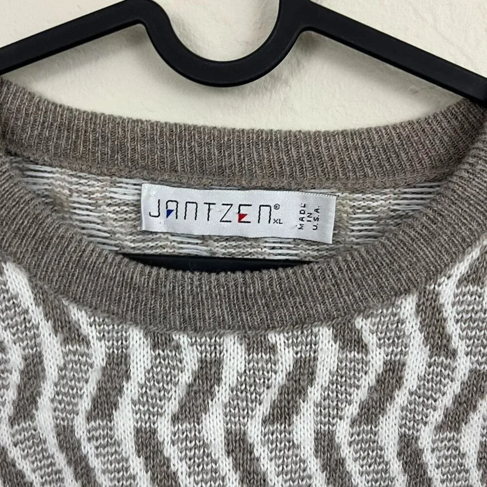 vintage 90s quirky indie skate boxy knit sweater